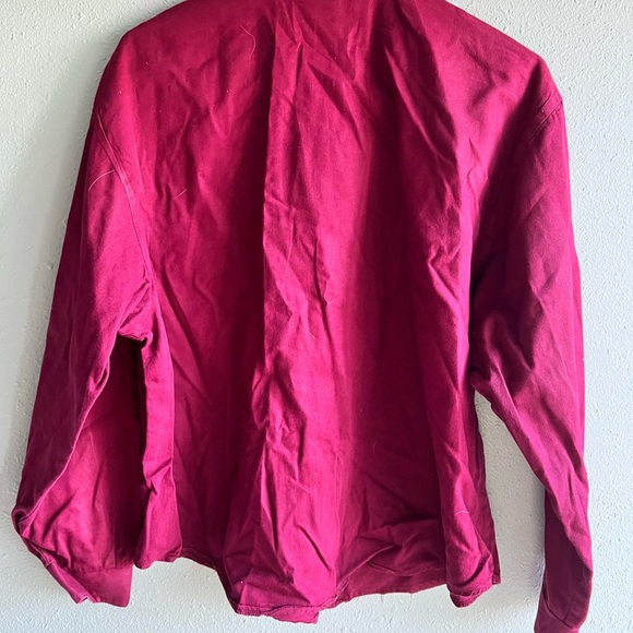 Rough Rider by circle y vintage Vibrant maroon Button-Up Shirt - Picture 4 of 5